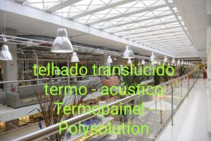 Termopainel – Telha Termo acústica Translucida em Policarbonato 30 mm –  Polysolution