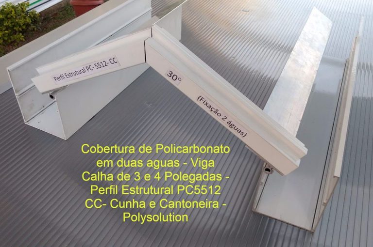 Novo Perfil Viga Calha Com Pivô Ajustável Regulável Em Aluminio Pc 4412 Polysolution 2100